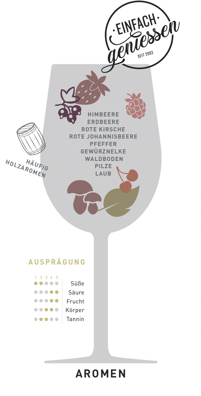 WEINSORTE PINOT NOIR / SPÄTBURGUNDER