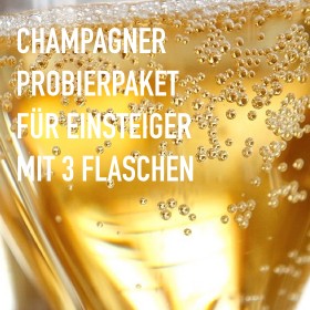 Champagner für Einsteiger - 3 Flaschen 0,75 ltr. mit detaillierten Beschreibungen Champagner für Einsteiger - 3 Flaschen 0,75 ltr. mit detaillierten Beschreibungen