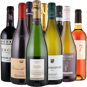 Probierpaket Hochzeitswein - 9 Flaschen 0,75 ltr. mit detaillierten Beschreibungen Probierpaket Hochzeitswein - 9 Flaschen 0,75 ltr. mit detaillierten Beschreibungen