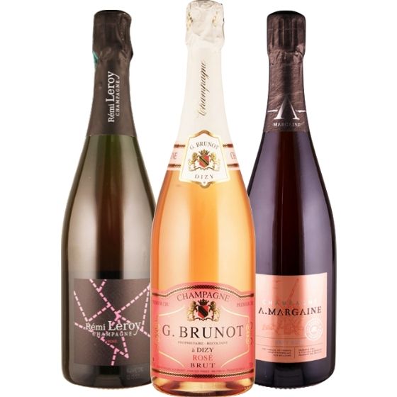 Unsere Rosé Champagner - 3 Flaschen 0,75 ltr. mit detaillierten Beschreibungen Unsere Rosé Champagner - 3 Flaschen 0,75 ltr. mit detaillierten Beschreibungen