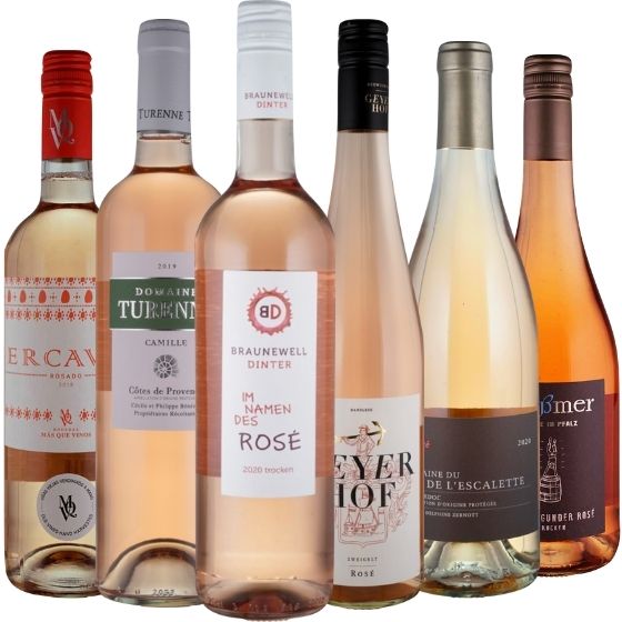 Das Roséweinpaket - Unsere Lieblinge in rosé! - 6 Flaschen 0,75 ltr. mit detaillierten Beschreibungen von Das Roséweinpaket - Unsere Lieblinge in rosé! - 6 Flaschen 0,75 ltr. mit detaillierten Beschreibungen von