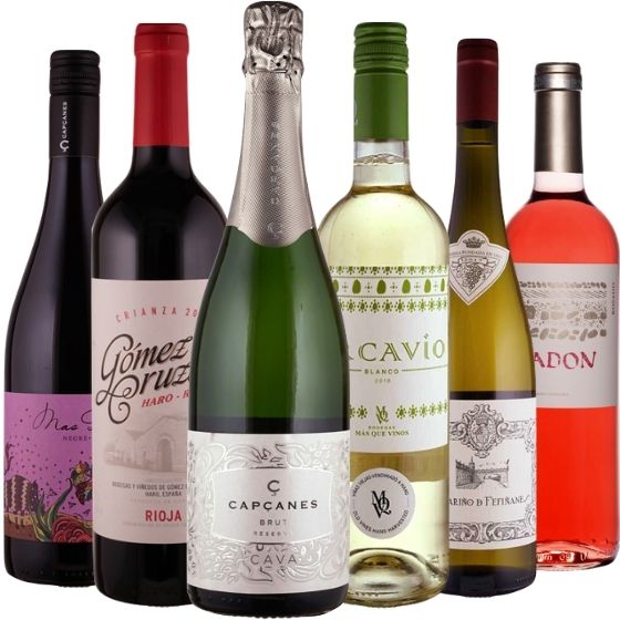Das Spanien-Weinpaket - 6 Flaschen 0,75 ltr. Das Spanien-Weinpaket - 6 Flaschen 0,75 ltr.