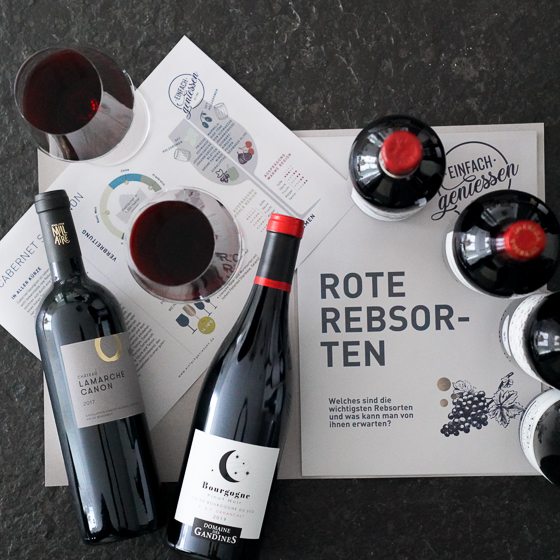 *jetzt neu* Rote Rebsorten - das Weintraining für zu Hause *jetzt neu* Rote Rebsorten - das Weintraining für zu Hause