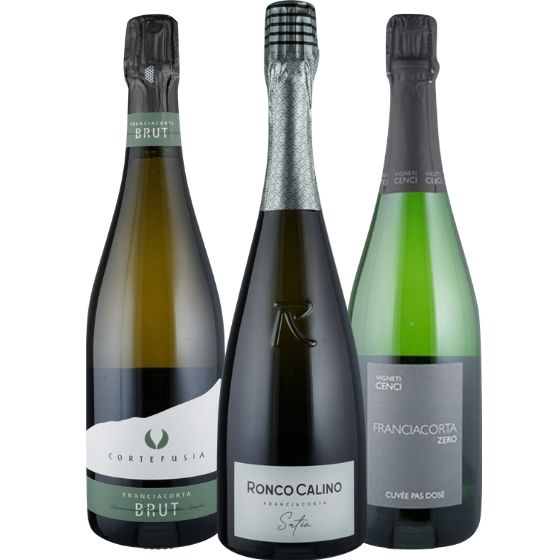 Kennenlernpaket Franciacorta - 3 Flaschen 0,75 ltr. mit detaillierten Beschreibungen Kennenlernpaket Franciacorta - 3 Flaschen 0,75 ltr. mit detaillierten Beschreibungen