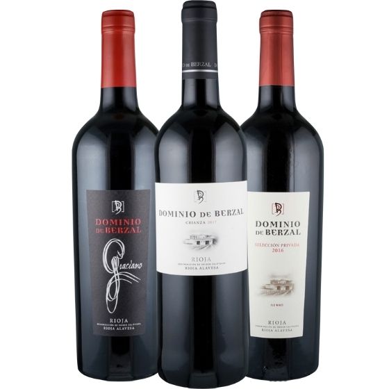 Parade-Rioja Probierpaket - 3 Flaschen 0,75 ltr. mit detaillierten Beschreibungen von Bodegas Domino de Berzal Parade-Rioja Probierpaket - 3 Flaschen 0,75 ltr. mit detaillierten Beschreibungen von Bodegas Domino de Berzal