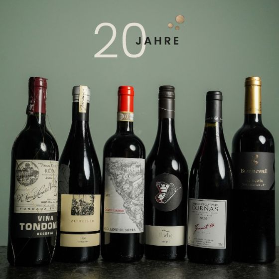 20 Jahre einfachgeniessen - 6 Rotweine, die uns am Herzen liegen