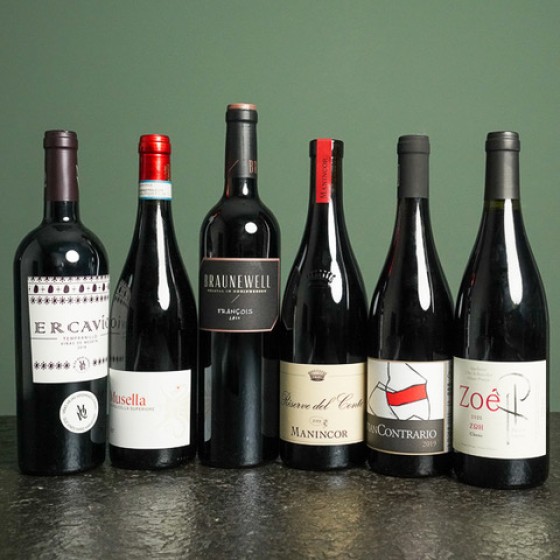 Herbstweine: Rotwein - 6 Flaschen mit 10% Ersparnis