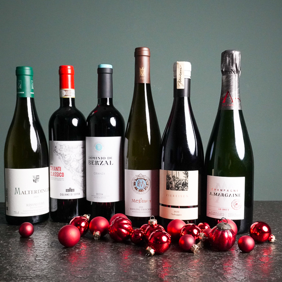 6er Leckere Festtagsweine - mit 10% Ersparnis