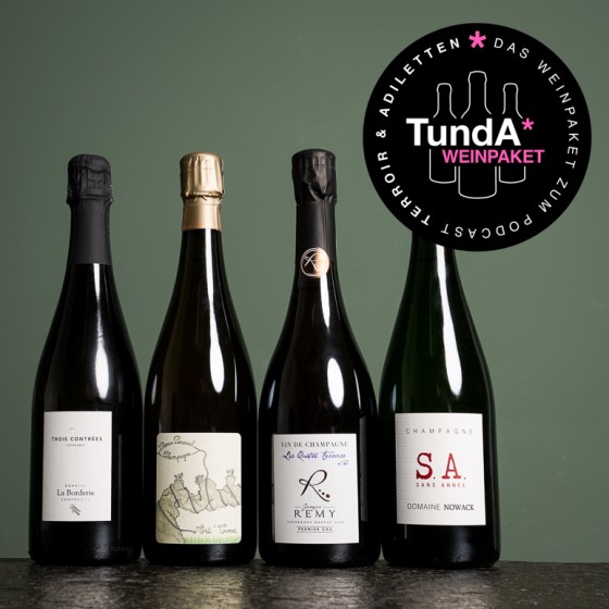 TundA* Champagner Paket - 4 Flaschen 0,75 ltr.