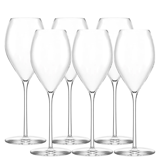 Accessoires - Stölzle Champagnerglas Fino maschinengefertigt - 6 Stück