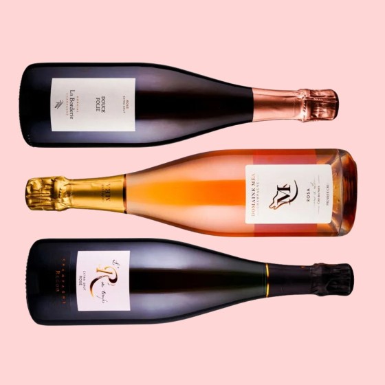 Champagner Rosé für den Sommer - 3 Flaschen 0,75 ltr.