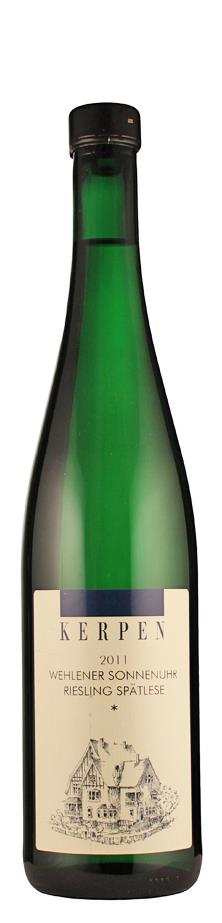 Weingut Kerpen Riesling Spätlese * Wehlener Sonnenuhr 2011 süß Mosel Deutschland Weingut Kerpen Riesling Spätlese * Wehlener Sonnenuhr 2011 süß Mosel Deutschland