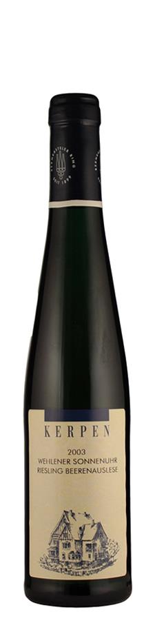 Weingut Kerpen Riesling Beerenauslese Wehlener Sonnenuhr 2003 edelsüß Mosel Deutschland Weingut Kerpen Riesling Beerenauslese Wehlener Sonnenuhr 2003 edelsüß Mosel Deutschland