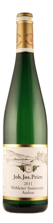 Weingut Joh. Jos. Prüm Riesling Auslese Wehlener Sonnenuhr Goldkapsel 2011 süß Mosel Deutschland Weingut Joh. Jos. Prüm Riesling Auslese Wehlener Sonnenuhr Goldkapsel 2011 süß Mosel Deutschland