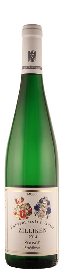 Weingut Forstmeister Geltz-Zilliken Riesling Spätlese Saarburger Rausch 2014 süß Mosel Deutschland Weingut Forstmeister Geltz-Zilliken Riesling Spätlese Saarburger Rausch 2014 süß Mosel Deutschland