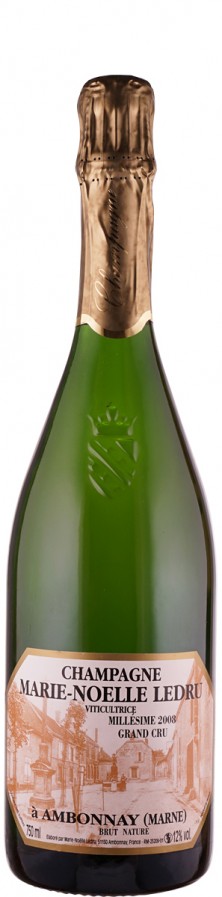 Marie-Noelle Ledru Champagne Grand Cru Millésimé brut nature 2008 brut natur Champagne - Montagne de Reims Frankreich Marie-Noelle Ledru Champagne Grand Cru Millésimé brut nature 2008 brut natur Champagne - Montagne de Reims Frankreich