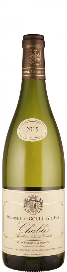 Domaine Jean Goulley Chablis 2015 - bio trocken Burgund Chablis Frankreich Domaine Jean Goulley Chablis 2015 - bio trocken Burgund Chablis Frankreich