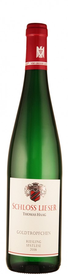 Weingut Schloss Lieser Riesling Spätlese Piesporter Goldtröpfchen 2017 süß Mosel Deutschland Weingut Schloss Lieser Riesling Spätlese Piesporter Goldtröpfchen 2017 süß Mosel Deutschland