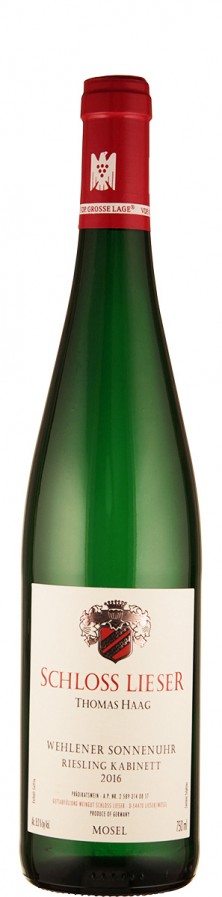 Weingut Schloss Lieser Riesling Kabinett Wehlener Sonnenuhr 2016 süß Mosel Deutschland Weingut Schloss Lieser Riesling Kabinett Wehlener Sonnenuhr 2016 süß Mosel Deutschland