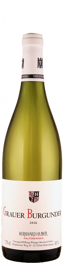 Weingut Bernhard Huber Grauer Burgunder 2016 trocken Baden Deutschland Weingut Bernhard Huber Grauer Burgunder 2016 trocken Baden Deutschland