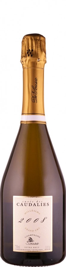 Champagne De Sousa et Fils Champagne Grand Cru extra brut Cuvée des Caudalies 2008 - FR-BIO-10 extra brut Champagne - Côte des Blancs Frankreich Champagne De Sousa et Fils Champagne Grand Cru extra brut Cuvée des Caudalies 2008 - FR-BIO-10 extra brut Champagne - Côte des Blancs Frankreich