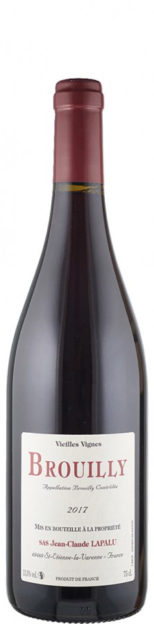 Domaine Jean-Claude Lapalu Beaujolais Brouilly Vieilles Vignes 2017 trocken Beaujolais Frankreich Domaine Jean-Claude Lapalu Beaujolais Brouilly Vieilles Vignes 2017 trocken Beaujolais Frankreich