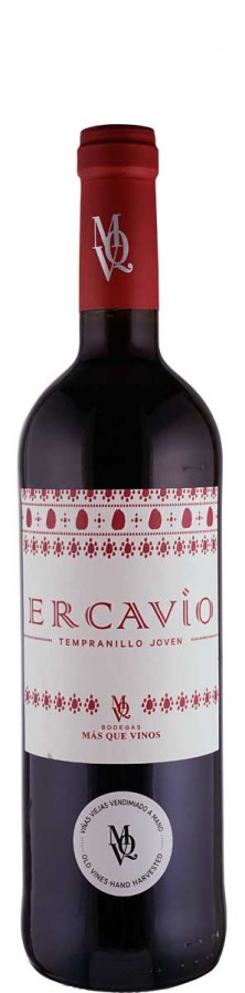 Mas que Vinos Ercavio Tempranillo Joven 2018 trocken Kastilien D.O. Spanien Mas que Vinos Ercavio Tempranillo Joven 2018 trocken Kastilien D.O. Spanien