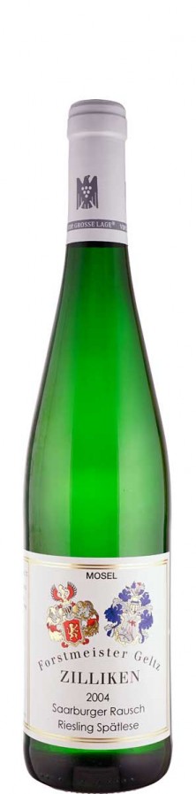 Weingut Forstmeister Geltz-Zilliken Riesling Spätlese Saarburger Rausch 2004 süß Mosel Deutschland Weingut Forstmeister Geltz-Zilliken Riesling Spätlese Saarburger Rausch 2004 süß Mosel Deutschland