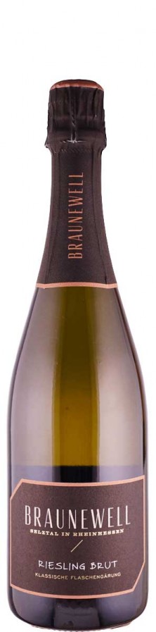 Riesling brut Sekt - traditionelle Flaschengärung 2016 - Braunewell Riesling brut Sekt - traditionelle Flaschengärung 2016 - Braunewell