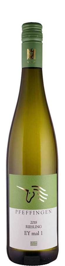 Weingut Pfeffingen Riesling Kabinett trocken 'Ey mal 1' 2018 trocken Pfalz Deutschland Weingut Pfeffingen Riesling Kabinett trocken 'Ey mal 1' 2018 trocken Pfalz Deutschland
