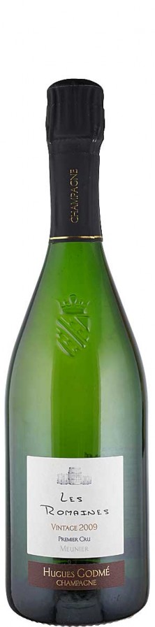 Champagne Premier Cru Millésime Blanc de Noirs extra brut Les Romaines 2009 - Godmé, Hugues