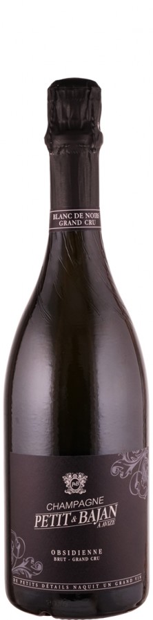 Champagne Grand Cru Blanc de Noirs brut "Obsidienne" - Petit & Bajan