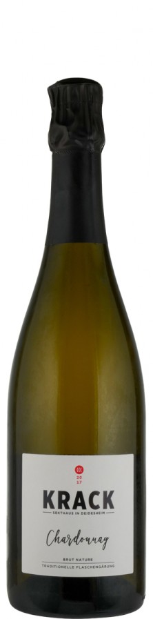 Chardonnay brut nature Sekt - traditionelle Flaschengärung 2017 - Krack Chardonnay brut nature Sekt - traditionelle Flaschengärung 2017 - Krack