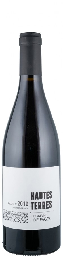 Cahors Hautes Terres Malbec 2019 Biowein - FR-BIO-01 - Domaine de Fages