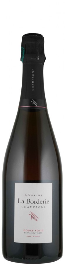 Champagne Rosé de Saignée extra brut Cuvée Douce Folie - La Borderie