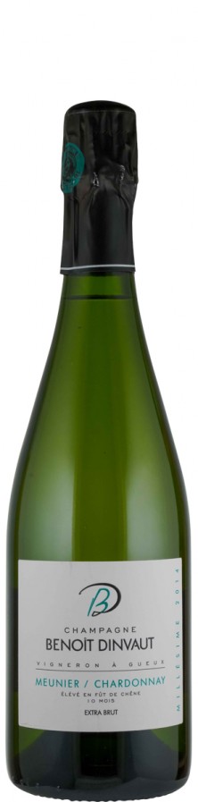 Champagne Millésime extra brut Meunier / Chardonnay 2014  - Dinvaut, Benoit