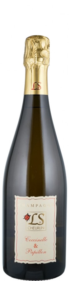 Champagne extra brut Coccinelle & Papillon Biowein - FR-BIO-01 - Cheurlin, L&S