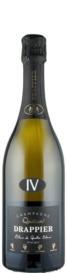 Champagne Blanc de Blancs extra brut Quattuor de IV Biowein - FR-BIO-01 - Drappier