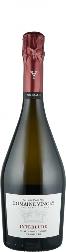 Champagne Millésime Grand Cru Blanc de Blancs brut nature Interlude   - Domaine Vincey