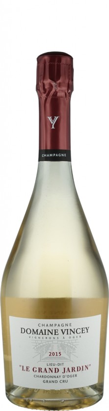 Champagne Millésime Grand Cru Blanc de Blancs brut nature Le Grand Jardin 2015 - Domaine Vincey