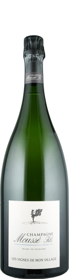 Champagne Blanc de Noirs brut nature Les vignes de mon village - MAGNUM - Moussé Fils
