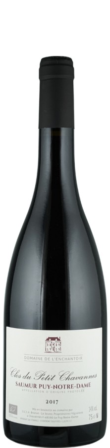 Domaine de l'Enchantoir Saumur rouge Puy-Notre-Dame Clos du Petit Chavannes 2017 Biowein - FR-BIO-01