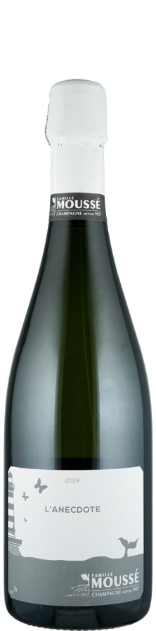 Champagne Moussé Fils Champagne Blanc de Blancs brut nature Anecdote 2019