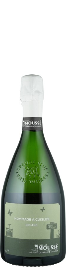 Champagne Moussé Fils Champagne Blanc de Noirs extra brut Hommage à Cuisles