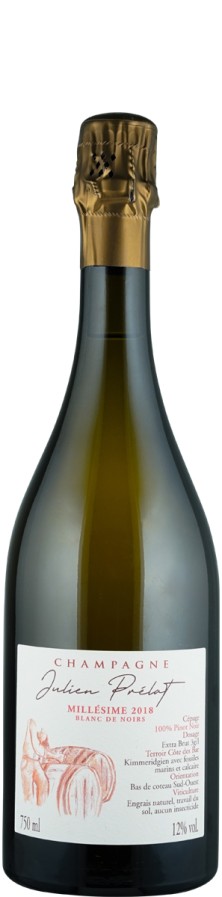 Champagne Julien Prélat Champagne Millesime Blanc de Noirs extra brut 2018