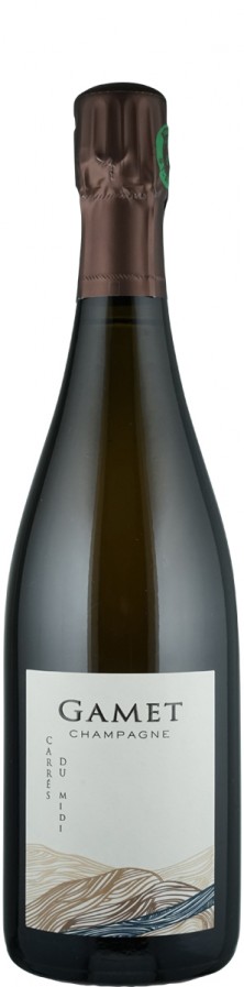 Champagne Gamet Champagne Millésime Blanc de Noirs brut nature Carrés du Midi 2019