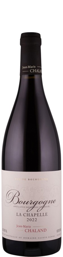 Domaine Sainte Barbe - Jean-Marie Chaland Bourgogne rouge La Chapelle 2022 Biowein - FR-BIO-01