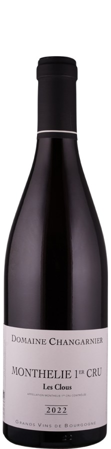 Domaine Changarnier Monthelie Premier Cru Les Clous 2022 Biowein - FR-BIO-01
