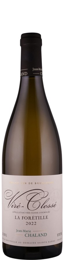 Domaine Sainte Barbe - Jean-Marie Chaland Viré-Clessé La Forétille 2022 Biowein - FR-BIO-01