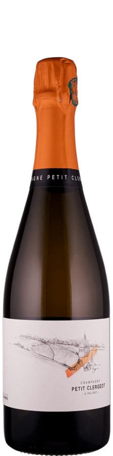 Champagne Petit Clergeot Champagne Blanc de Noirs brut nature Les Commes